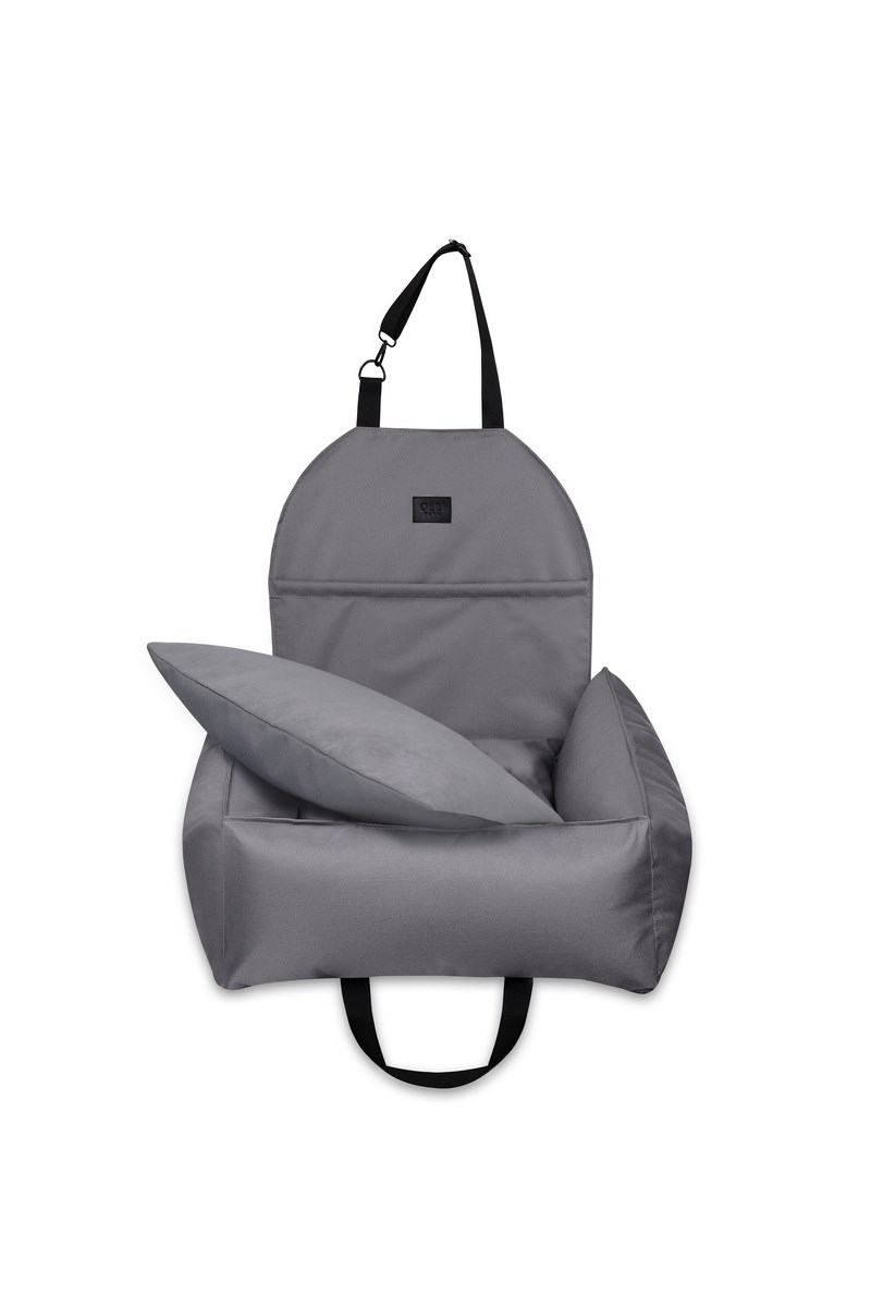 АВТОКРІСЛО ДЛЯ СОБАКИ RELAXED FABRIC GREY