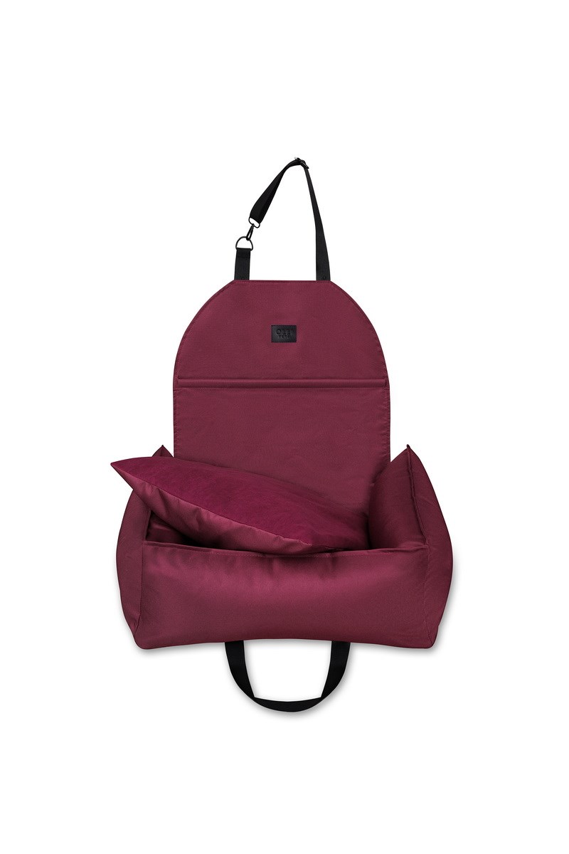 АВТОКРІСЛО ДЛЯ СОБАКИ RELAXED FABRIC BORDEAUX