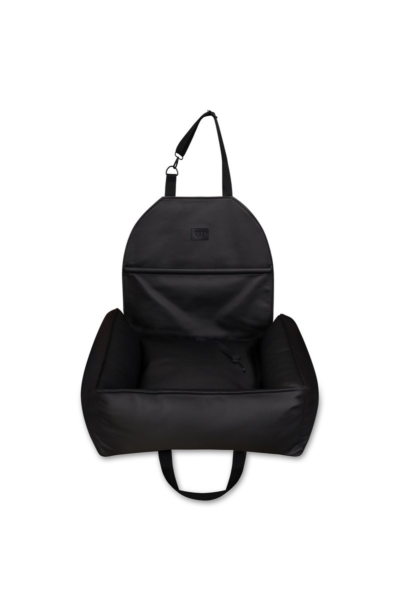 АВТОКРЕСЛО ДЛЯ СОБАКИ RELAXED LEATHER BLACK