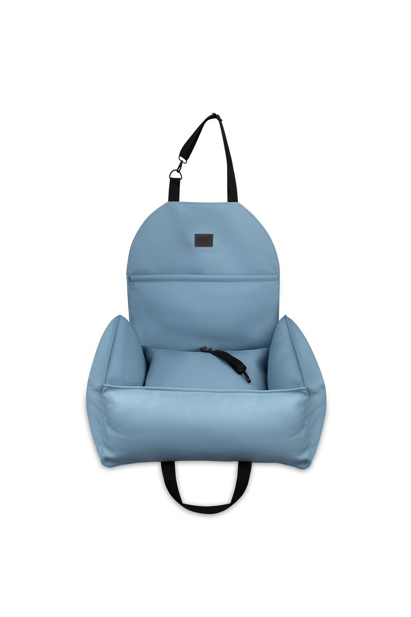 АВТОКРЕСЛО ДЛЯ СОБАКИ RELAXED LEATHER BLUE
