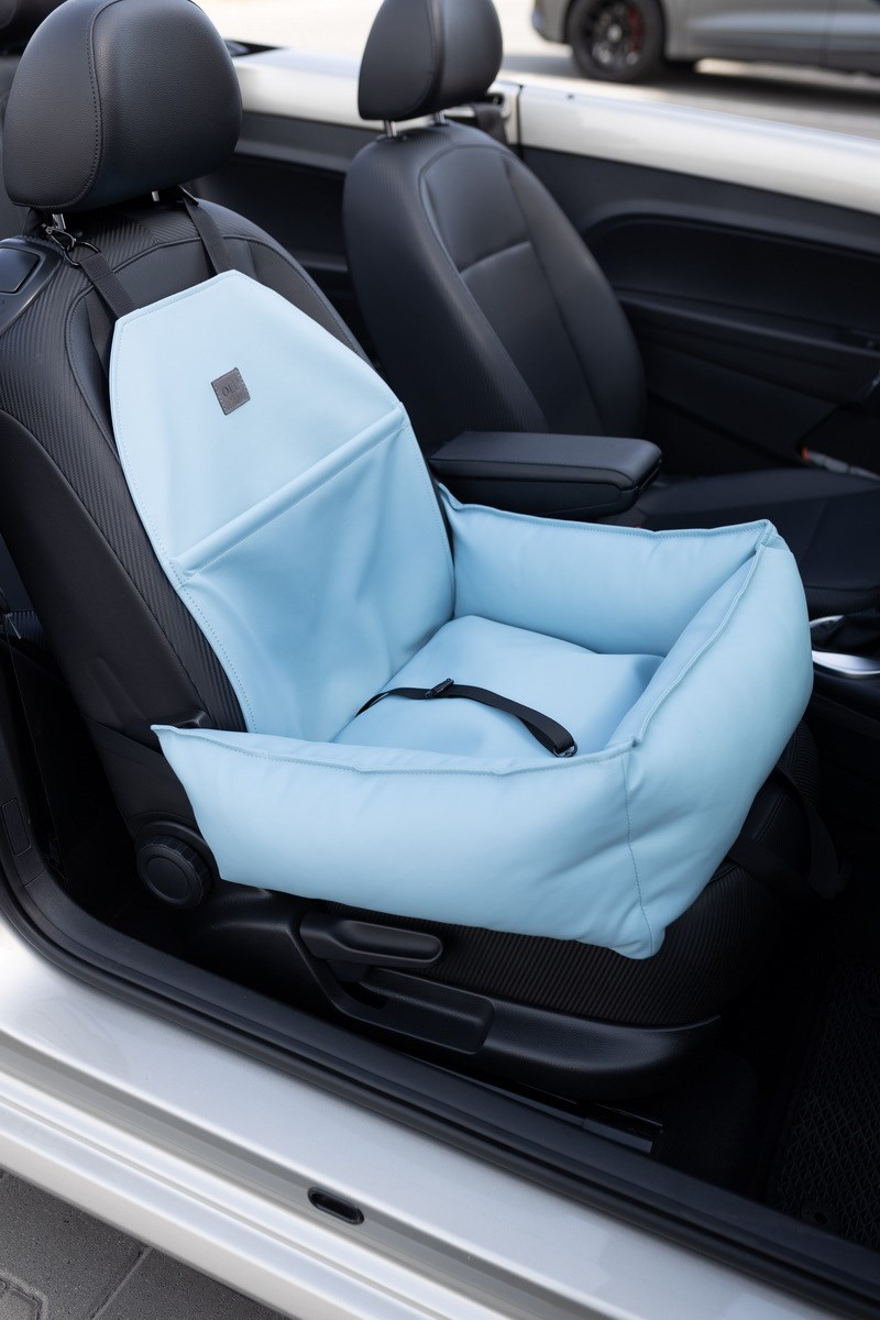 АВТОКРЕСЛО ДЛЯ СОБАКИ RELAXED LEATHER BLUE
