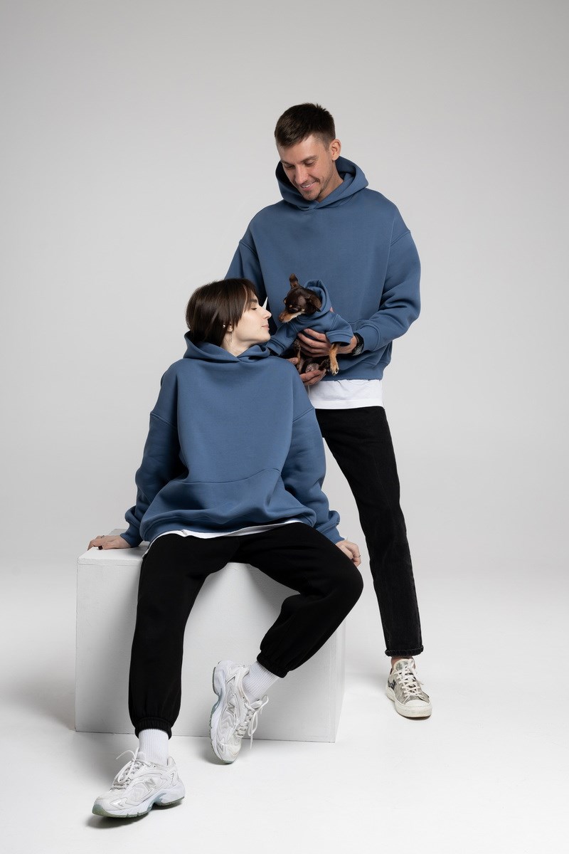 НАБОР ХУДИ ДЛЯ ВАС ДВОИХ И ПЕСИКА JEANS CLASSIC