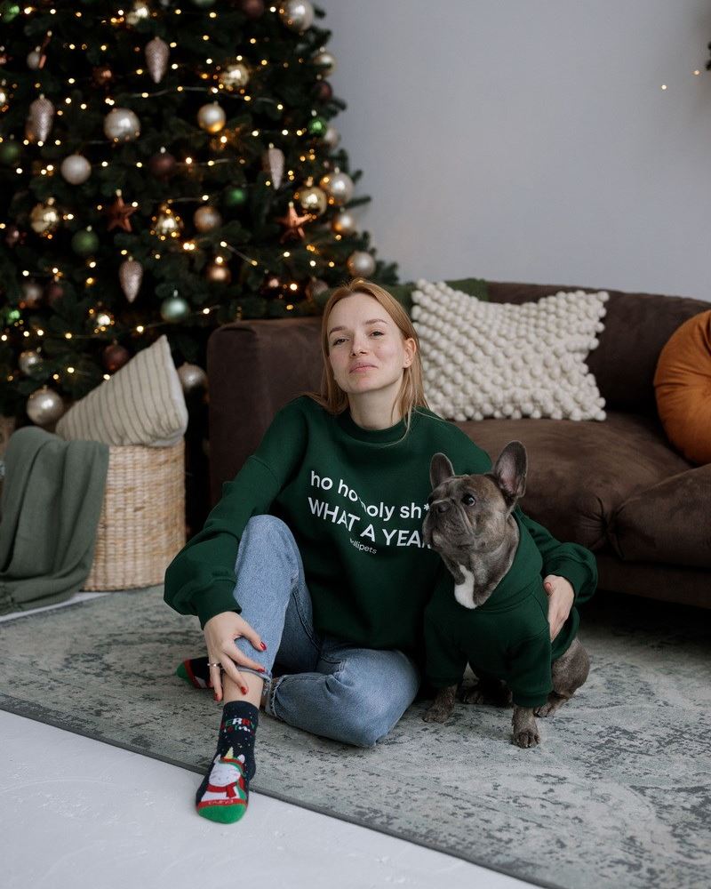 СВИТШОТ HO HO HO GREEN