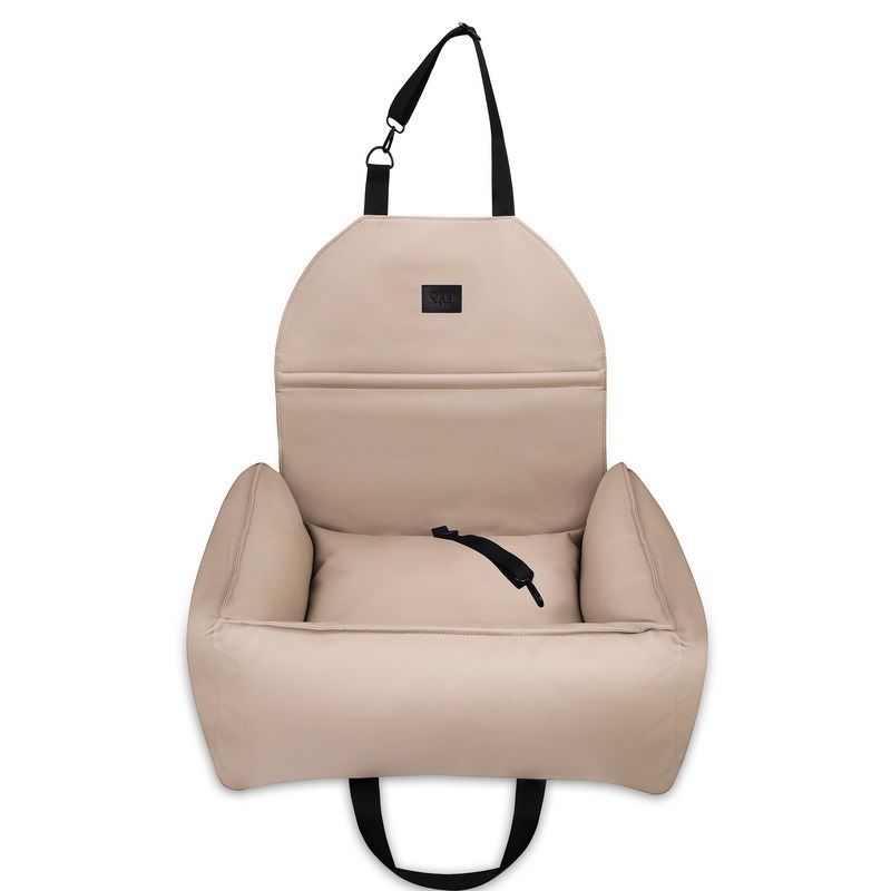 АВТОКРІСЛО ДЛЯ СОБАКИ RELAXED LEATHER ALMOND