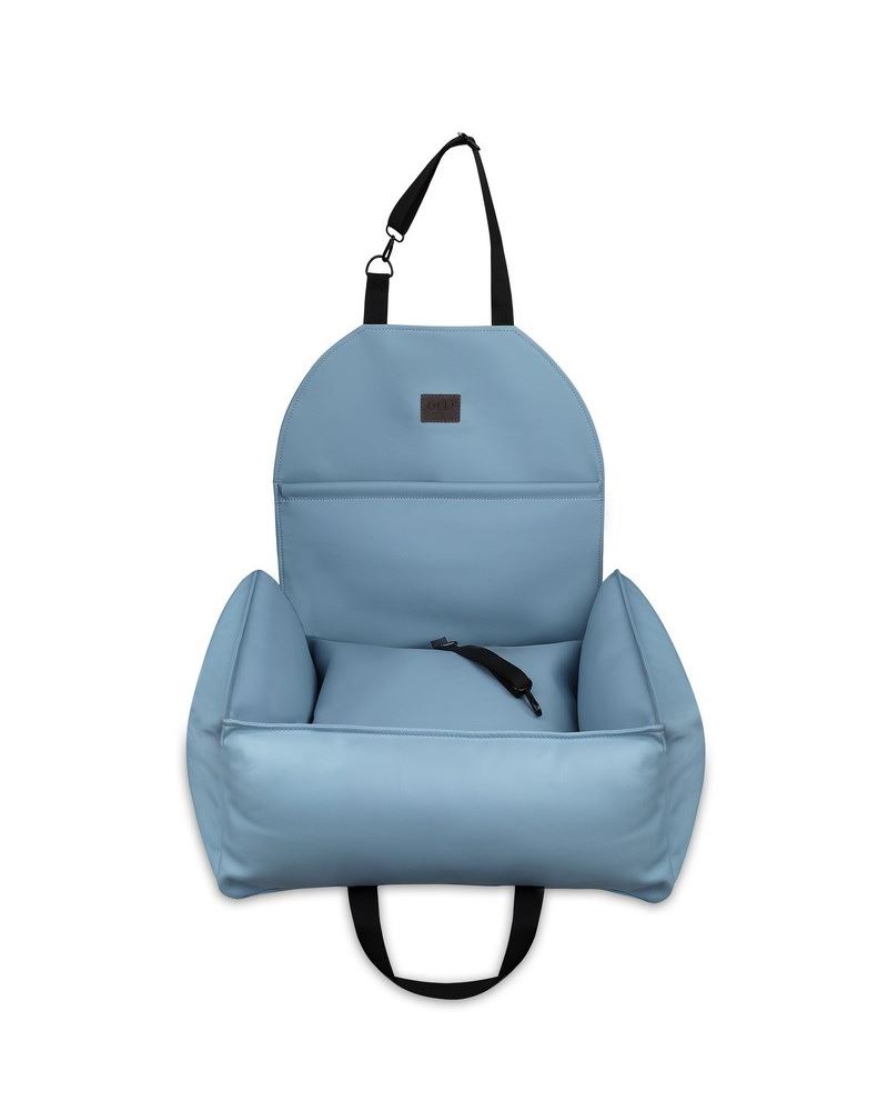 АВТОКРЕСЛО ДЛЯ СОБАКИ RELAXED LEATHER BLUE