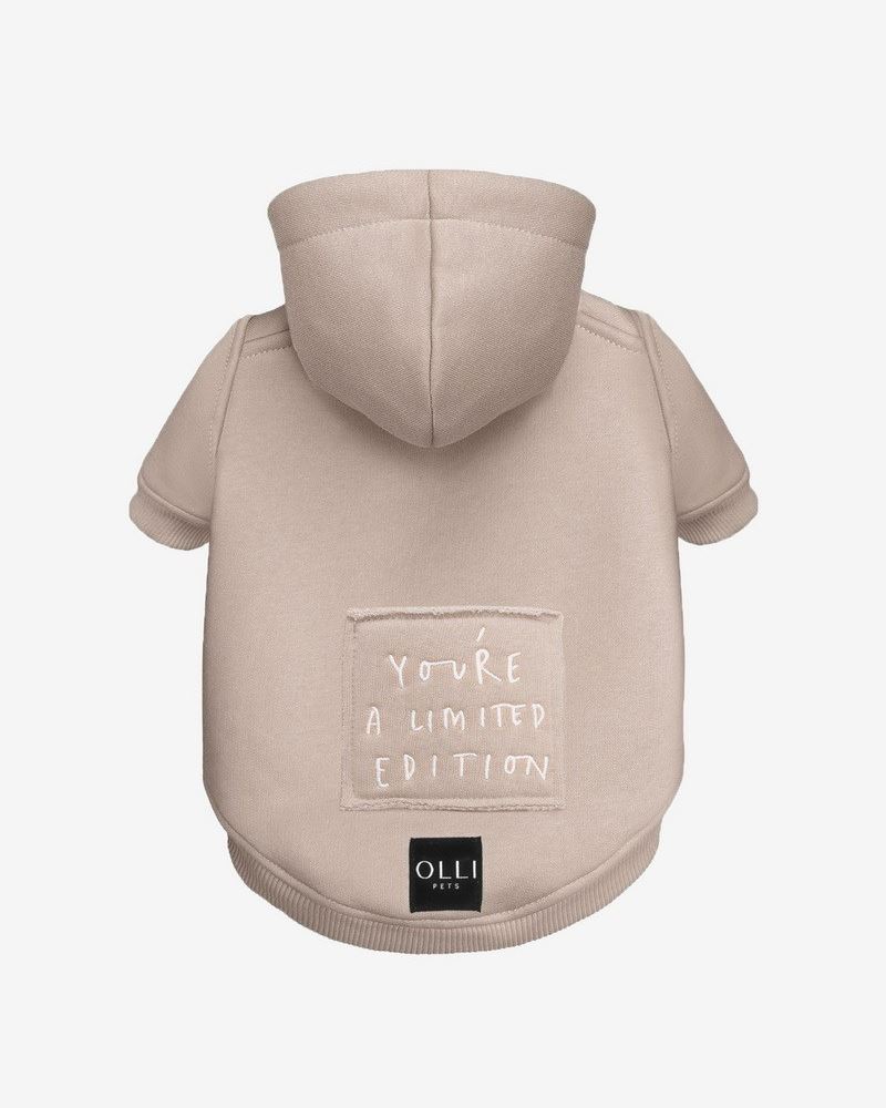 ЛИМИТИРОВАННЫЙ BEIGE ХУДИ LIMITED ДЛЯ ПЕСИКА